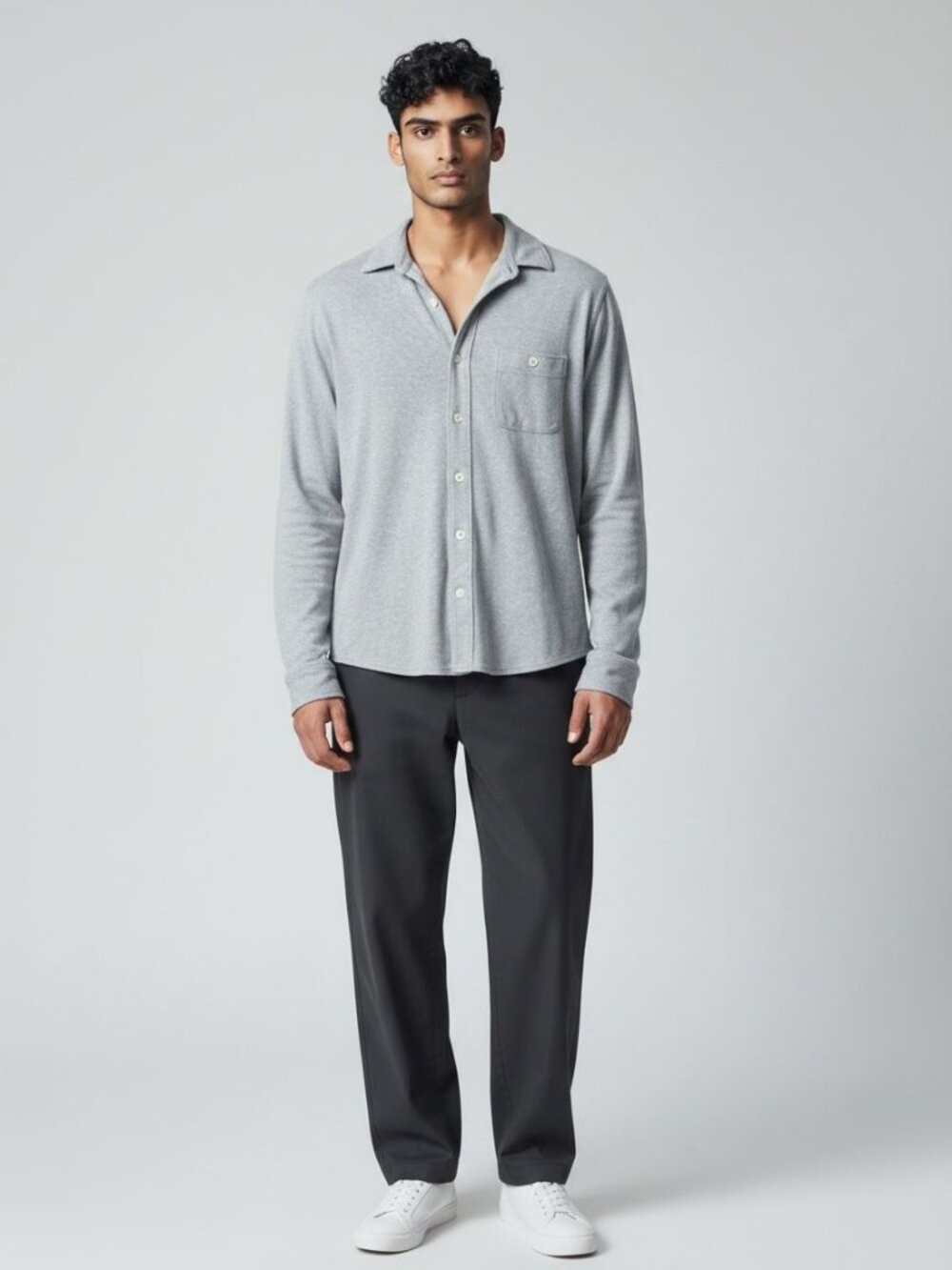 Faherty Mens Soft Organic Cotton Button Down Shirt Size S Small Blue